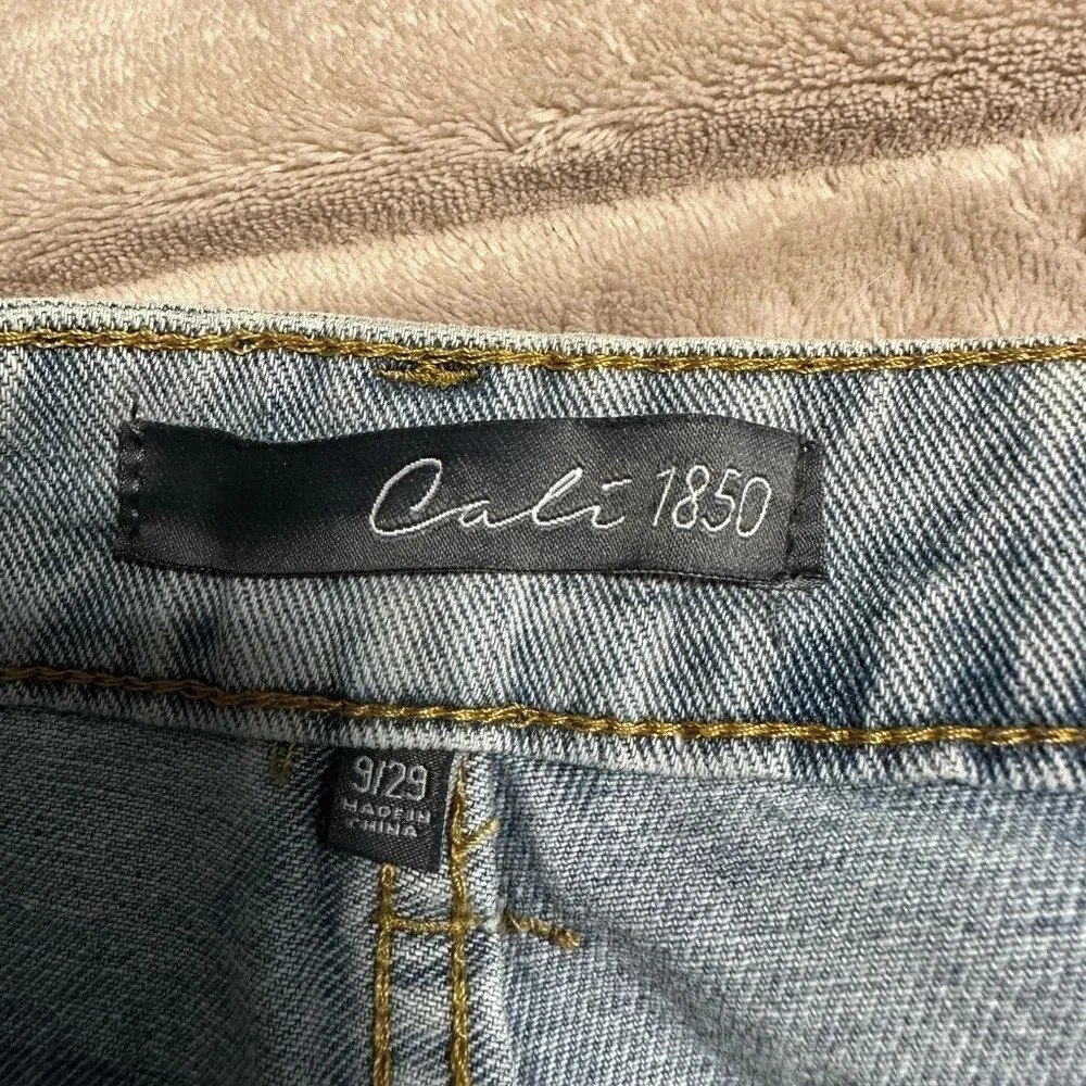 Cali 1850 Denim Joggers Women’s Size 9 29 Jeans NWT Blue - Picture 3 of 5
